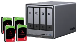 UGREEN DXP4800 Plus - 4 Baies avec 4 disques de 2To
