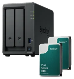 Synology DS725+ - 2 baies avec 2 disques de 4To HAT3300-4T