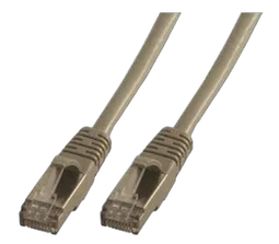 MCL Samar CAT6A F/UTP Patch cable - 50 cm Grey