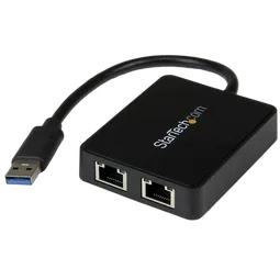 StarTech USB 3 Dual Port Gigabit Ethernet Adapter