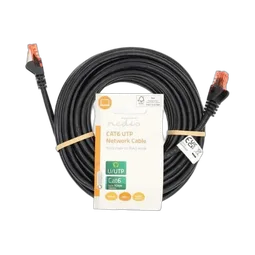 Nedis Câble RJ45 Cat6 U/UTP - 10m - Noir