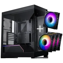 Phanteks NV Série NV NV5 MK2 Noir - mT/Sans Alim/E-ATX + 3 Packs M25 Gen2 PWM D-RGB