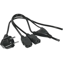 Câble Alimentation 220V Y UC/Ecran Male/2Femelles