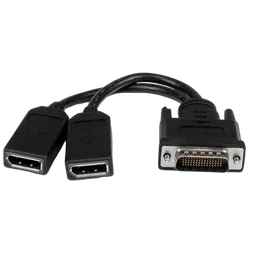 StarTech 8in DMS-59 to Dual DisplayPort Cable