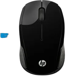 HP 200 BLACK WIRELESS MOUSE
