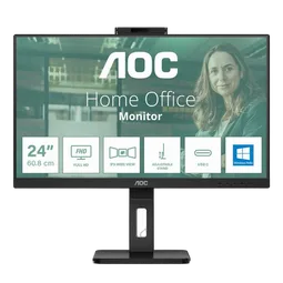 AOC 24P3CW - Webcam FHD intégrée et USB-C jusqu'à 65 W