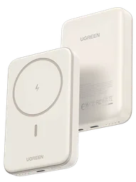 UGREEN Magnétique externe sans fil - 10000mAh - USB-C - 20W - Beige