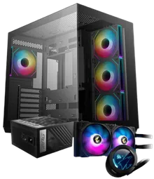 Deepcool CG530 4F Noir + MPG A1000GS PCIE5 + WaterForce X 280