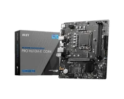 MSI PRO H610M-E DDR4