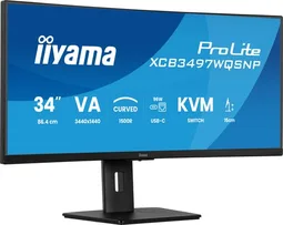 Iiyama XCB3497WQSNP-B1 - 34"CURVE UWQHD 120Hz VA 0,4ms USB-C KVM