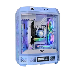 Thermaltake The TOWER 600 Hydrangea Blue - MT/Sans Alim/ATX