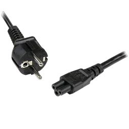 StarTech 2m C5 Laptop Power Cord - Schuko CEE7