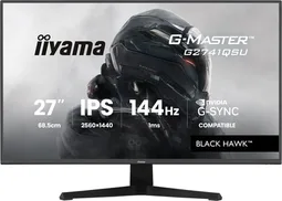 Iiyama G-Master G2741QSU-B1 - 27" QHD 144Hz IPS 1ms Adaptive Sync G-Sync