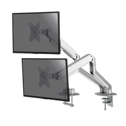Kimex International Support de bureau Full Motion 2 écrans 17"- 32" VESA Max 100x100 Charge Max 18Kg