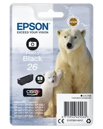 Epson Ink/26 Polar Bear 4.7ml PBK SEC