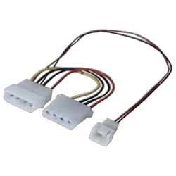 Adaptateur d'alim Molex pour ventilateur 3 broches