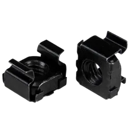 StarTech M5 Cage Nuts - 100 Pack Black
