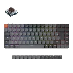 Keychron K3 Max QMK 75% - Mécanique - Sans-Fil - RGB - Gris