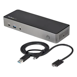 StarTech Hybrid USB-C USB-A Dock - Triple 4K 60Hz