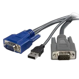 StarTech 1.8m Ultra-Thin USB VGA 2-in-1 KVM Cable