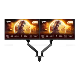 AOC 2 x 27G4HRE 27" FHD 200Hz Fast-IPS 1ms G-Sync + Double bras articulés