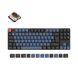 Keychron K1 PRO QMK RGB - Sans fil - 75% - Switch Marron
