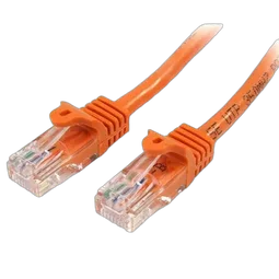StarTech 3m Orange Snagless UTP Cat5e Patch Cable