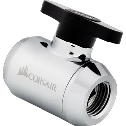 Corsair Hydro X Series XF robinet vanne - Chrome