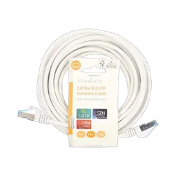 Nedis Câble RJ45 Cat6a S/FTP - 5m - Blanc