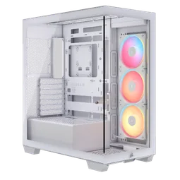 Corsair 3500X LX-R RGB ICUE LINK Blanc - MT/Sans Alim/E-ATX