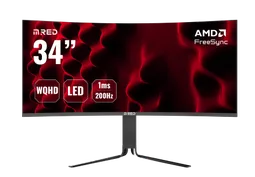 M.RED OptiSync 34 - 34" CURVE UWQHD 200Hz LED 1ms FreeSync Compatible G-Sync