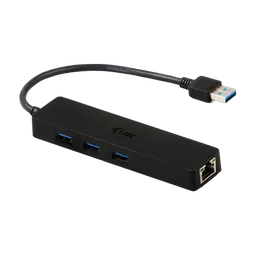 I-TEC USB 3.0 Slim HUB 3 Port with Gigabit Ethernet Adapter ideal for Notebook Ultrabook Tablet PC s