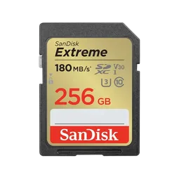 Sandisk EXTREME 256GB SDXC MEMORY CARD