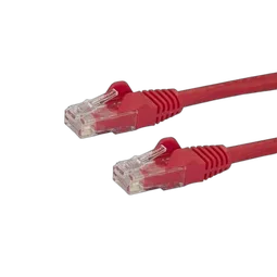 StarTech 2m Red Snagless UTP Cat6 Patch Cable