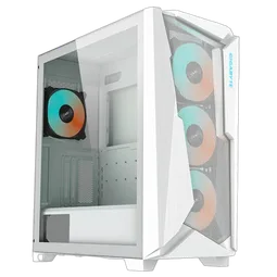 Gigabyte C301 GLASS WHITE V2 - MT/Sans Alim/E-ATX