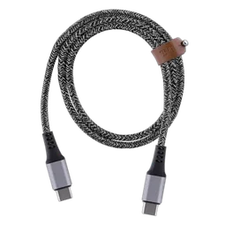 T'nB Câble USB-C vers USB-C - 1,5m nylon RPET - Noir