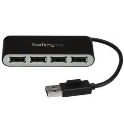 StarTech 4 Port Portable USB 2.0 Hub with Cable