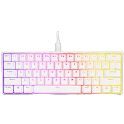 Corsair K65 RGB Mini 60% Blanc (Cherry MX Red)