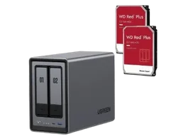 UGREEN DXP2800 - 2 Baies avec 2 disques de 4To RED Plus