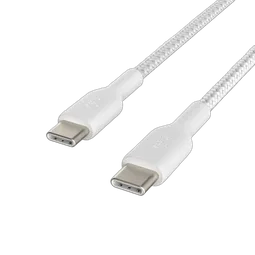 Belkin USB-C to USB-C Cable Braided 1M White