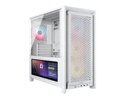 Corsair FRAME 4000D LCD RS ARGB Blanc - MT/Sans Alim/E-ATX