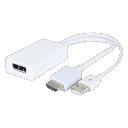 Adaptateur HDMI 1.4 M + USB vers DP 1.2 F
