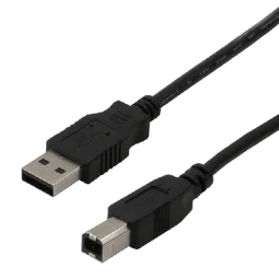 MCL Samar USB 2.0 cable A/B plug - 5m Black