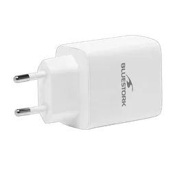 Bluestork Chargeur USB-C/USB-A 3 ports - 65W - Blanc