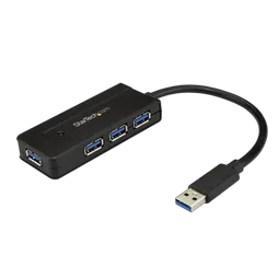 StarTech.com 4 Port USB 3.0 Hub with Cha