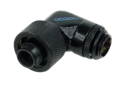 Alphacool HF 16/10 screw-on nozzle 90° rotatable G1/4 Black