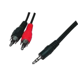 Câble Audio Jack 3.5 vers 2xRCA mâle/mâle - 1.2m