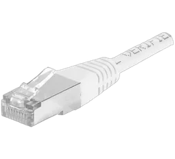 DEXLAN Cordon RJ45 catégorie 6A F/UTP blanc - 3 m