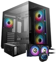 Deepcool CG530 4F Noir + MPG A1000GS PCIE5 + WaterForce X 240