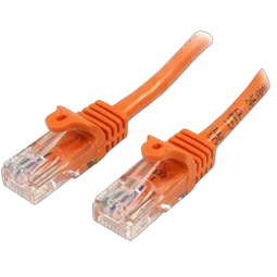 StarTech 0.5m Orange Snagless Cat5e Patch Cable